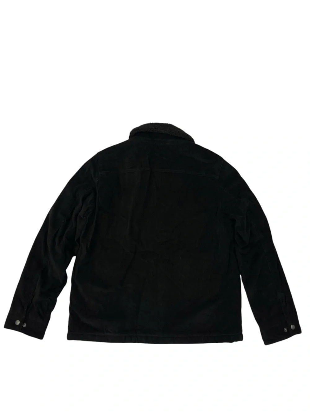 ⚡️SOLD⚡️Levi's Black Sherpa Corduroy Jean Jacket Bomber Coat - Picture 4 of 16